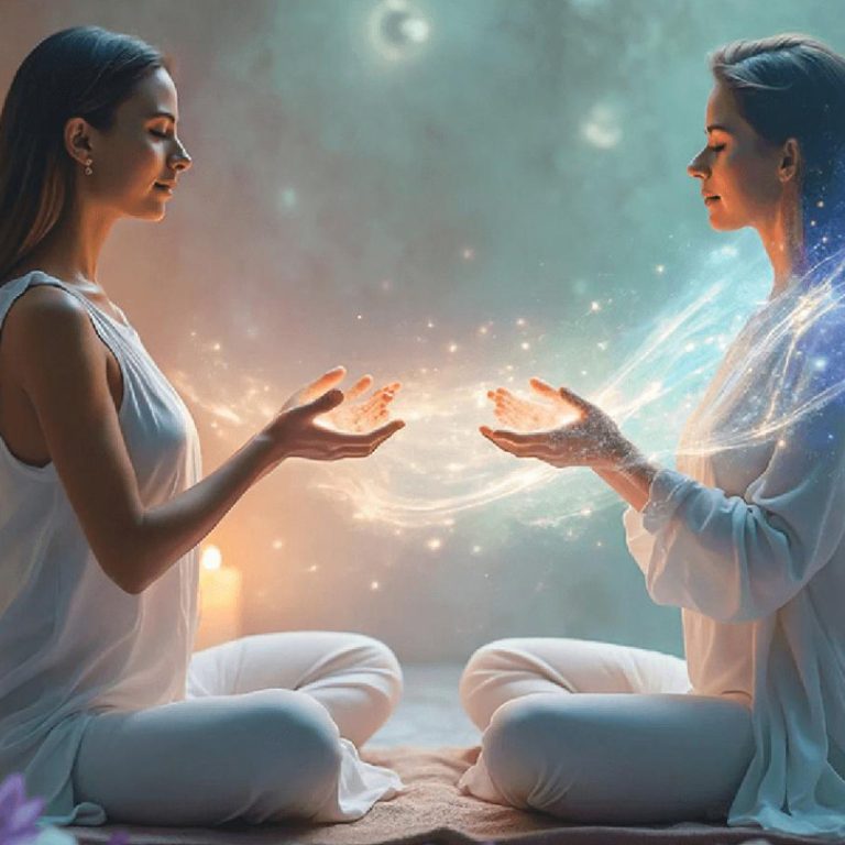 attunement and healing, love and tranquility